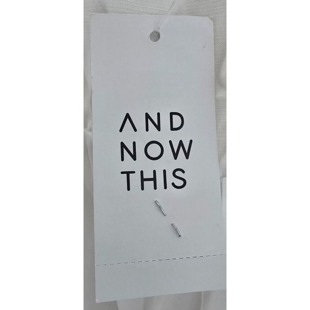 White Spring Maxi Dress Spaghetti Strap Medium By And Now This - Picture 6 of 6